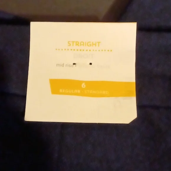 🆕 NWT Old Navy straight leg dress pants navy blue - Picture 7 of 8